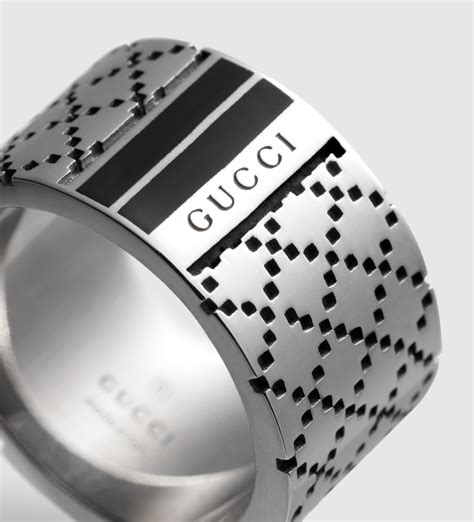 men's silver gucci chain|gucci ring men sale.